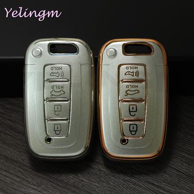 Quicksand TPUCar Key Case Cover for KIA RIO K2 K3 Sportage for Hyundai Accent Elantra Solaris HB20 Veloster SR IX35 I30 Keychain