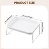 High Feeding Bowl for Cats and Dogs Slanted Ergonomic Design Detachable Easy Clean Stainless Steel Stand for Daily Meals