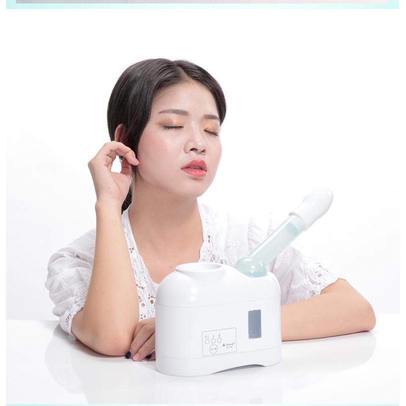 Home Facial Steamer Use Herbal Vaporizer Aroma Ozone Face Sauna Thermal Steam Humidifier Whitening Moisturizing Skin Care Tool 220V