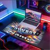 Custom Name Personalized Dallas Cowboys Pattern Mousepad, Laptop PC Desk Mat, Decorative Desk Mat for Home Keyboard Pad Gift