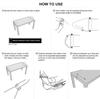 Creative Foot Hammock Portable Office Table Hanging Feetrest Pad Foldable Lazy Rest Foot Mat Universal Feet Pad Accessories