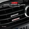 1Pcs Car Chrome Front Hood Grille quattro Emblem Badge Auto Trinket Styling For lpdv0 S5 S6 S7 S4 S8 TT TTS A4 A6 C7 C6 B7 Q5 Q7