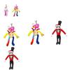 Der Erstaunliche Digitale Zirkus Plüschtier Niedliche Clownpuppe Kurzer Plüschstoff Pp-Baumwollfüllung 23-30cm