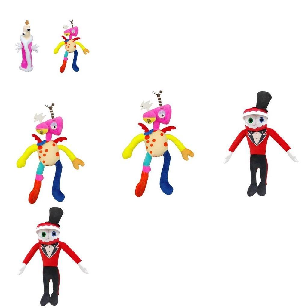 Der Erstaunliche Digitale Zirkus Plüschtier Niedliche Clownpuppe Kurzer Plüschstoff Pp-Baumwollfüllung 23-30cm