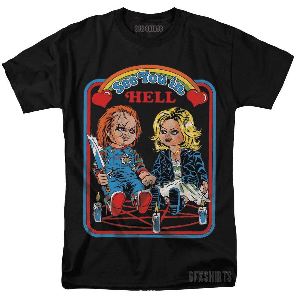 

Chucky Child s Play Chucky s Bride 90s Horror Movie vtg Graphic design T-Shirt Unisex T-Shirt S