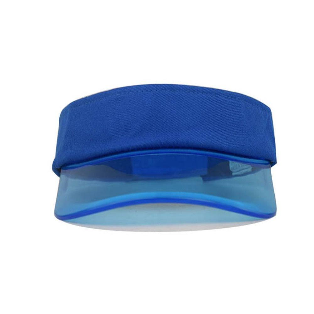 Breathable Transparent Visor Caps Adjustable Empty Top Hat Fashion Summer Sun Hats Women Men