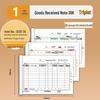 Qinglian 137 No-Carbon Copy 36K Warehouse Document Set - 139 Three-Part Slips (20 Receipts for In/Out Transactions)