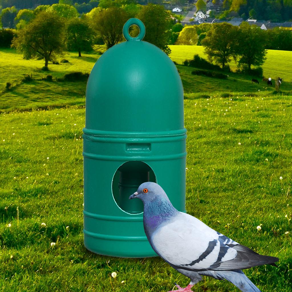 Parrot Water Dispenser with Handle Breeding Pigeon Drinker Waterer Bird Automatic Feeder for Parakeet Ducks Chicks Poultry Cage