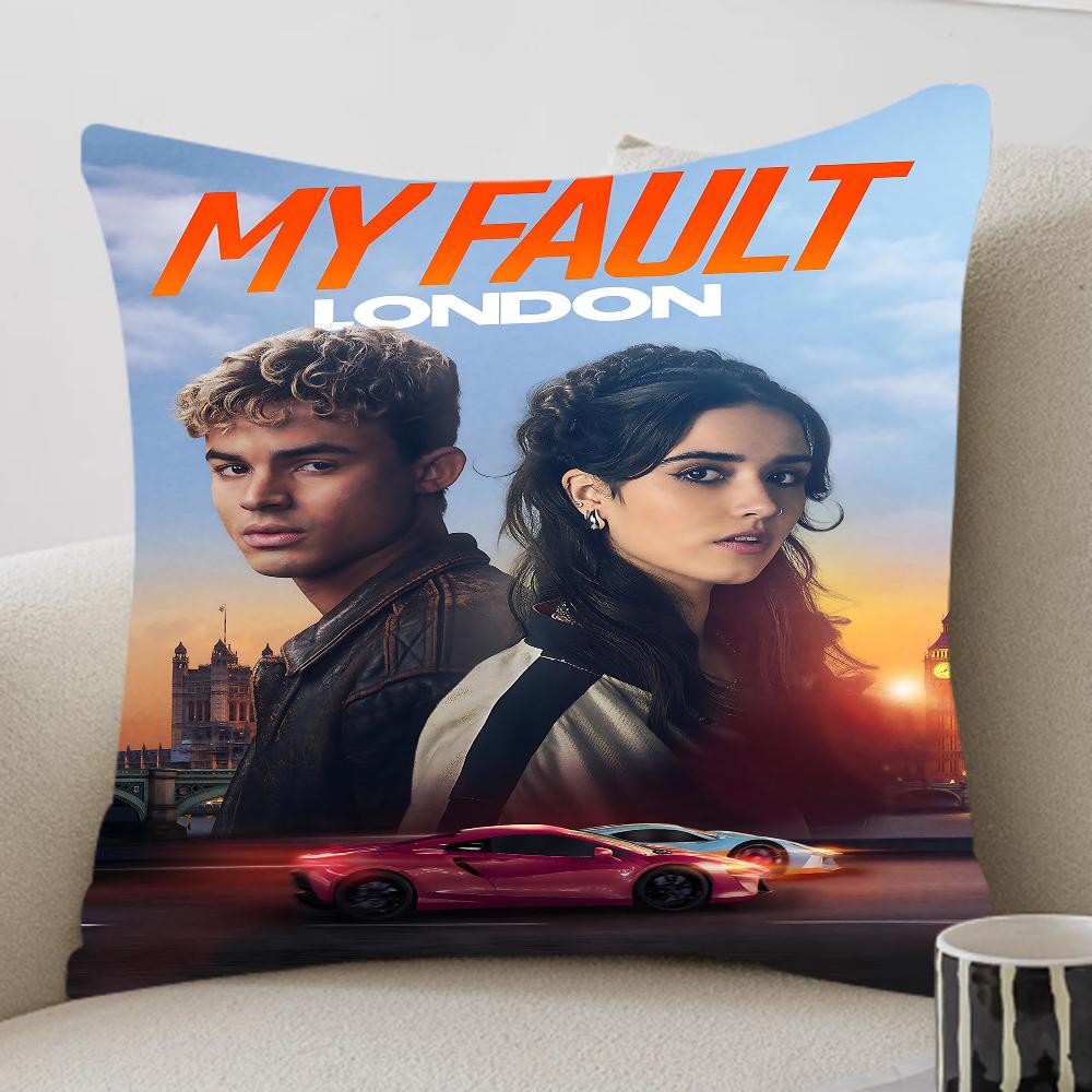 My Fault Culpa Mia Movie Maple Design Cushion Cover Happy Autumn Harvest Decor Holiday Decorati Pillow Cover