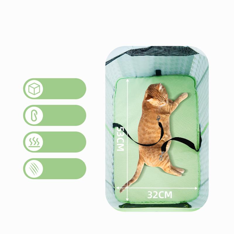 Detachable Pet Stroller Carrier for Dogs Cats Baby Stroller Dog Pull Cart Double Layer Lightweight Four Wheel Shock Absorption