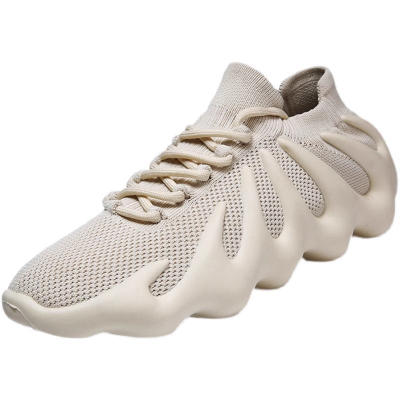 Flying Woven Coconut Shoes Women's Shoes Summer Breathable Mesh Sports Running Octopus Volcano Casual Soft-soled Dad Tide Shoes