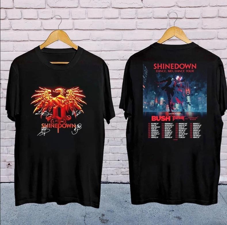 Shinedown Dance Kid Dance Tour 2026 T-shirt size S-5XL XXXXL