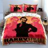 Roze Harry Styles Beddengoed Set Beddengoed Dekbedovertrek Set Dekbedovertrek Kussenslopen (1*Dekbedovertrek 2*Kussenslopen, zonder dekbedvulling)