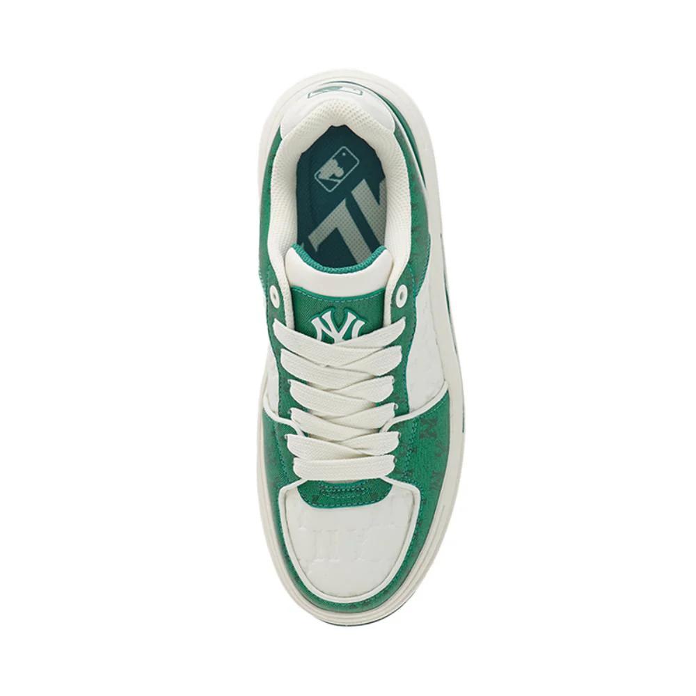 New MLB Chunky Liner Low Top Casual Shoes Unisex Green 3ASXCMN4N-50GRS