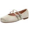 Baili Women's One-Strap Mary Jane Ballet Flats