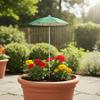 Waterproof Plant Umbrella Stainless Steel Umbrella Ground Stake Plants Shade Cover  Plant