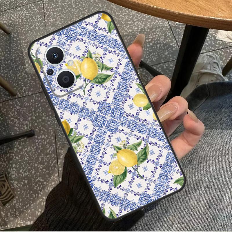 Lemon Fruit For OPPO Reno 14F 13F 12F 11F 10 11 12 13 14 Pro 7 8 Lite 8T OPPO Find X5 X6 X8 X9 Pro Case