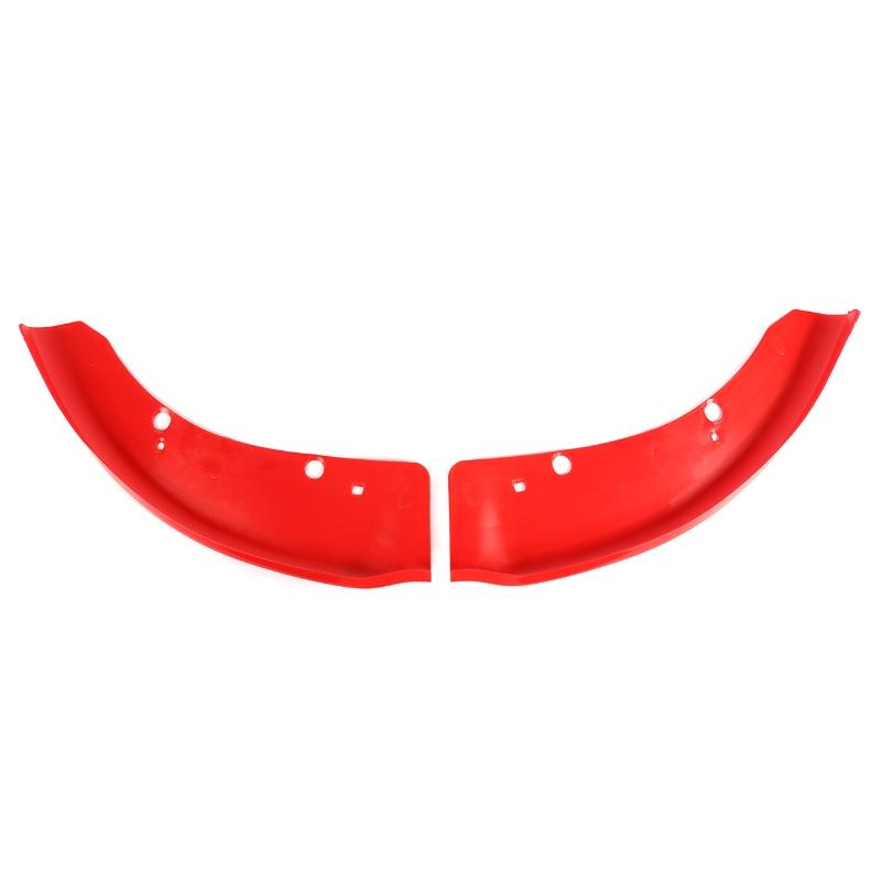 2pcs Car Front Bumper Lip Splitter Protector for Dodge Charger SRT Scat Pack 2015-2021 красный
