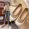 Pantofi casual tip board cu talpă plată, patch din piele gol, suprafață din plasă respirabilă, respirabili, răcoroși și ușori