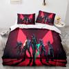 Fashion 3d Print Game Valorant Bedding Set Boys Girls Twin Queen Size Duvet Cover Pillowcase Bed Kids Adult Fashion Home Textile