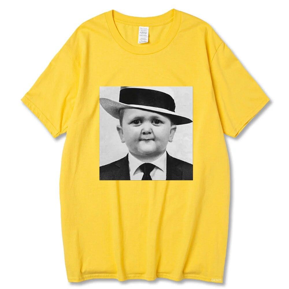 2023 New Hasbulla Fighting Meme T Shirt Unisex Women Mini Khabib Blogger T-Shirt High Quality Crew Neck Pure Cotton Oversized Tees Unisex