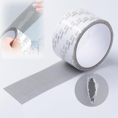 Window Screen Repair Tape,2IN X 16.4FT Screen Tape Mesh Repair Kit for Window Screen and Screen Door Patch Tears Holes