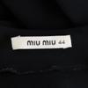 MIUMIU No Sleeve One Piece 44 Black Series Women Used