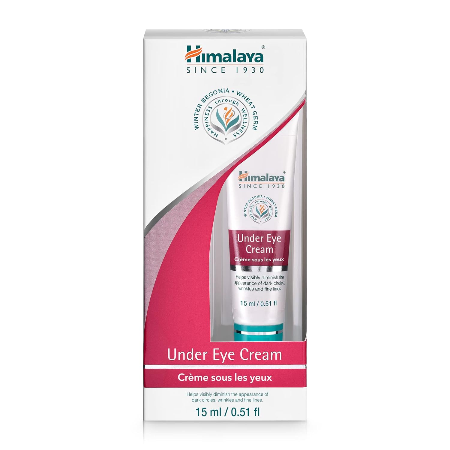 

Himalaya Herbals Under Eye Cream For Dark Circles Puffiness And Wrinkles Care, Unisex Eye Moisturizer For All Skin Types, 15ml Tube