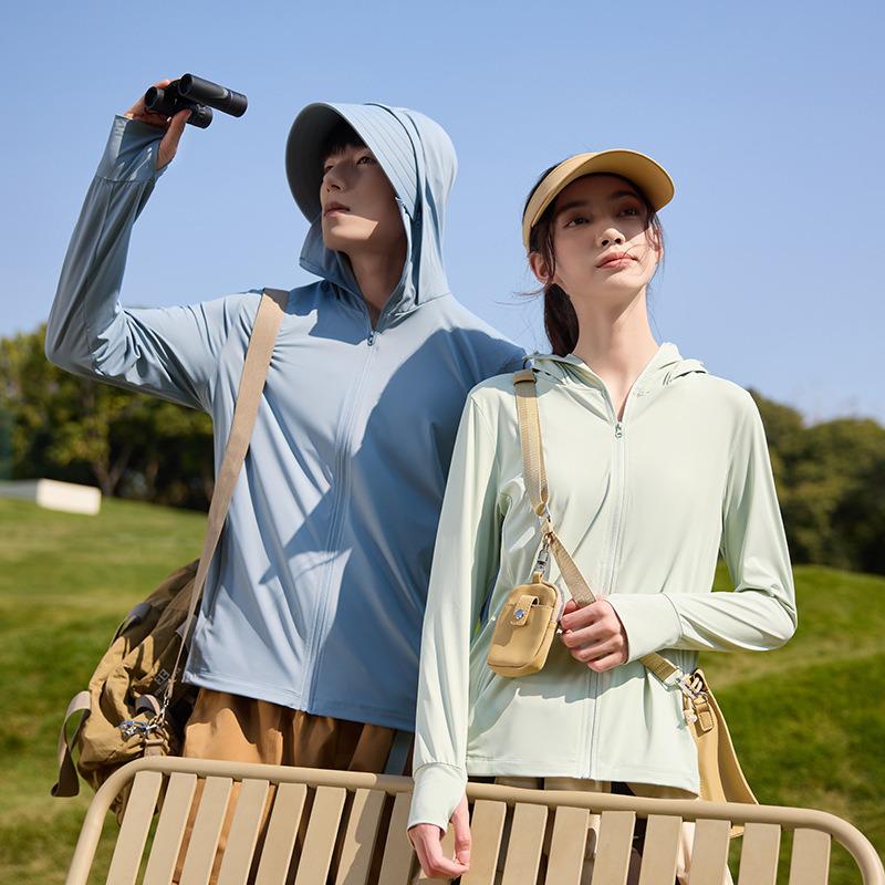 UPF50+ Ice Silk Sun Jacket: Lightweight, Breathable, UV Protection for Men & Women