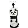 PU Leather Golf Wood Head Covers Waterproof Cartoon Thicken Plush No.5  Golf Club Headcover