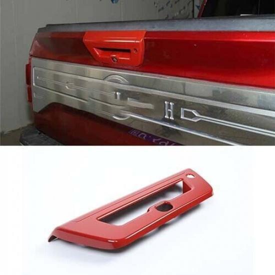 Cover Trim Red For Ford F150 F-150 2015-2020 ABS Exterior Tailgate Door Bowl 1pc
