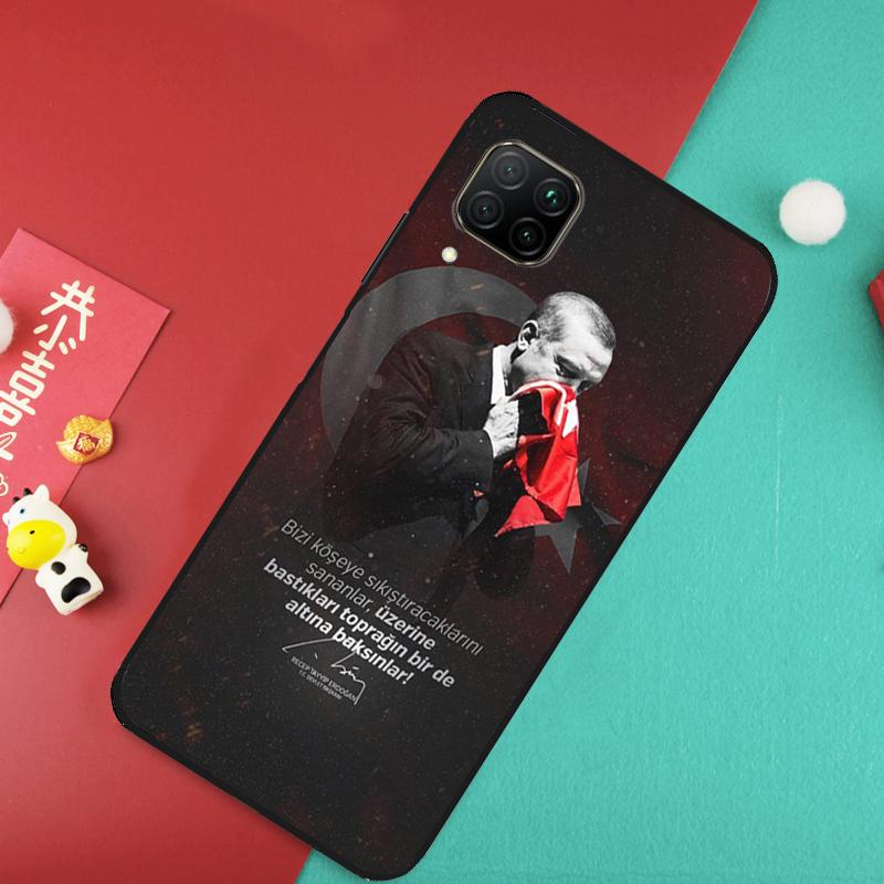 President Turkiet Recep Tayyip Erdogan För Huawei Nova 11 Pro 9 10 SE 7i 8i 11i 12i Y73 Y72 Y61 Y91 Y90 Y70 Y60 P30 P40 Lite Fodral