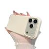 Ins Wind Solid Color True Liquid Silicone Mobile Phone Case iPhone11 Large Hole Lens Frame Anti-drop Apple 11 Mobile Phone Case