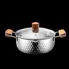 ADNENY 20cm Stainless Steel Multi-Function Pot