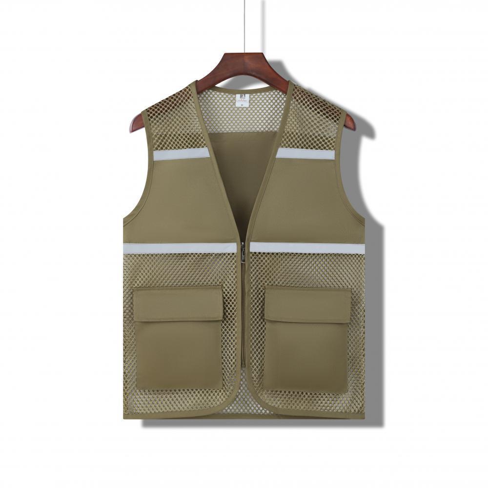 Custom Mesh Breathable Volunteer Vest with Logo for Events and Workwear