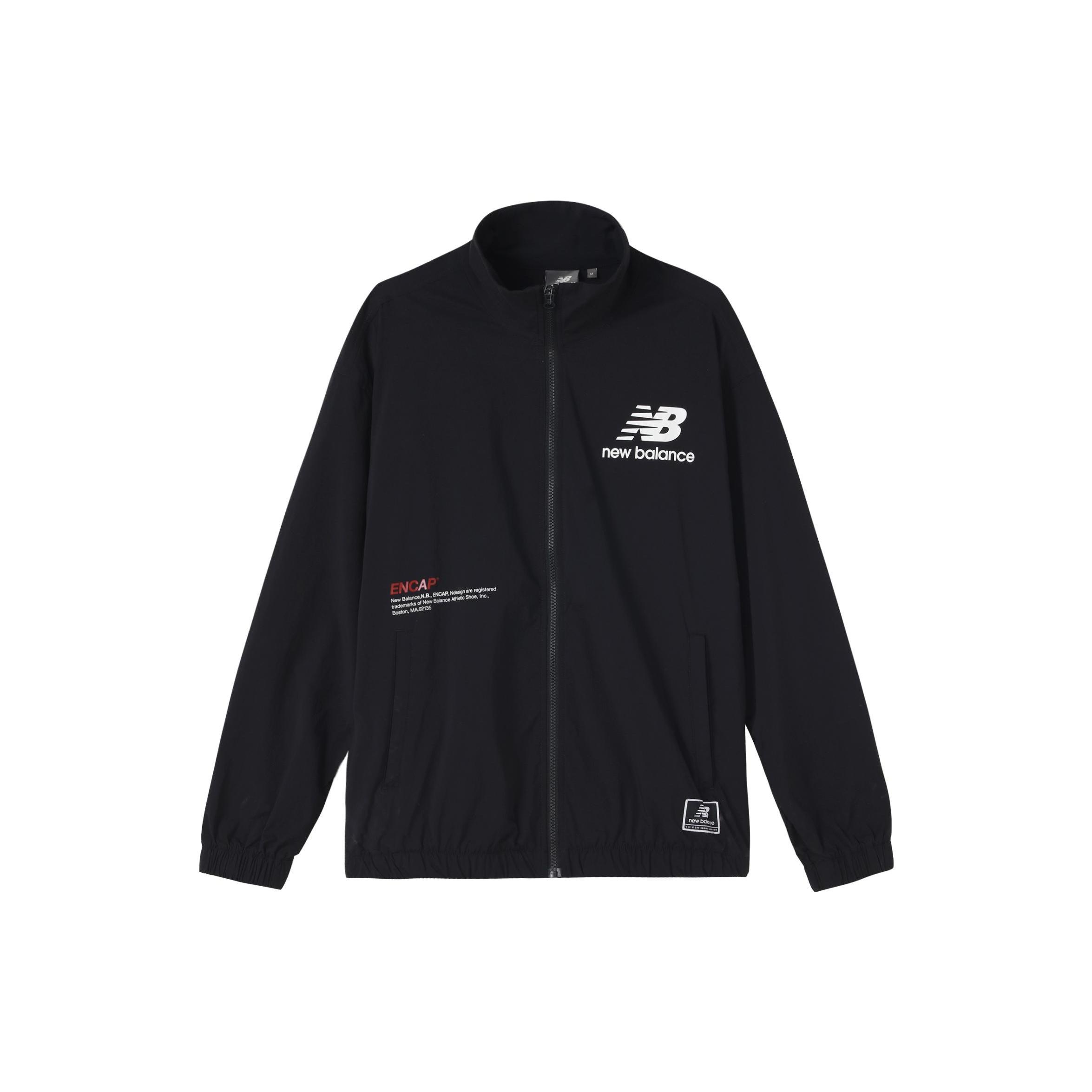New Balance Casual Cargo Jacket Asia Sizing Black White Unisex NAA24031-BK M