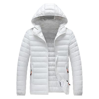 Autumn Winter Men's Light Down Jacket Fashion Hooded Short Large Ultra-thin Lightweight Youth Slim Coat Down Jackets