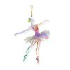 Set de 5 Brelocuri Elegante pentru Mașină în Formă de Balerină, Pandantiv Acrilic 2D pentru Agățat pe Perete, pentru Iubitor de Dans, Ornament de Crăciun
