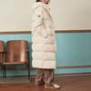Reebok Color Blocked Long Padded Jacket Unisex Outerwear Off-White 23FRC285UGW2