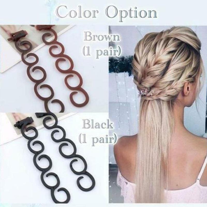 Hair Styling Tools Weave Braid Hair Braider Tool Hair Styling Twist Bun Maker Hair Roller Accessories Beauty Tools