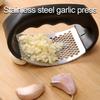 Stainless Steel Garlic Press Manual Garlic Press Device Kitchen Press Squeezer Ginger Garlic Tools Kitchen Accessories