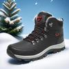 Stivali da neve invernali da uomo Sneakers alte impermeabili Caldi stivali da arrampicata in peluche Scarpa da alpinismo multifunzione da tempo libero in peluche
