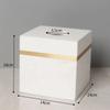 Natürliche Marmor-Taschentuchbox Goldener Strich Badezimmer-Papierboxen Westliches Restaurant Schreibtisch-Serviettenhalter Heimdekoration Modern