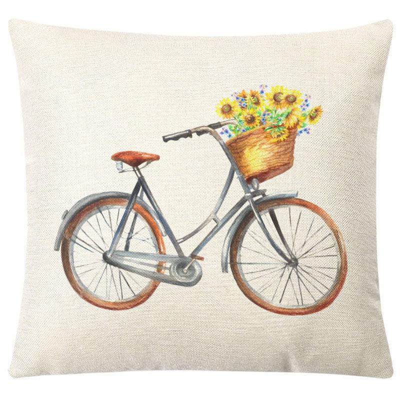 Pillow Nordic Linen Pillow Cover Spring Living Room Sofa Cushion Lumbar Cushion