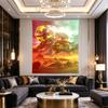 Red Bull Factory Racing F1 Car Wall Tapestry for Formula 1 Fans Garage Man Cave Bedroom Decor