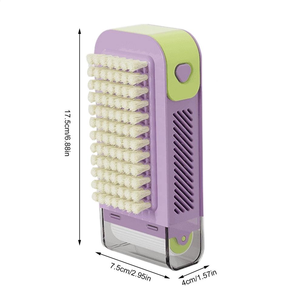 

Мыльница с роликом Диспенсер для хозяйственного мыла Бытовой контейнер Средство для чистки одежды с щеткой для кемпинга, автодома, путешествий