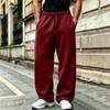 Gefütterte Herren-Sweatpants mit entspannter Passform und geradem Bein für Freizeit und Sport