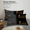 3pcs Fashionable Black Gray Crown Design Printed Bedding Set, Soft, Comfortable and Breathable Down Duvet Cover, Bedroom, Hotel