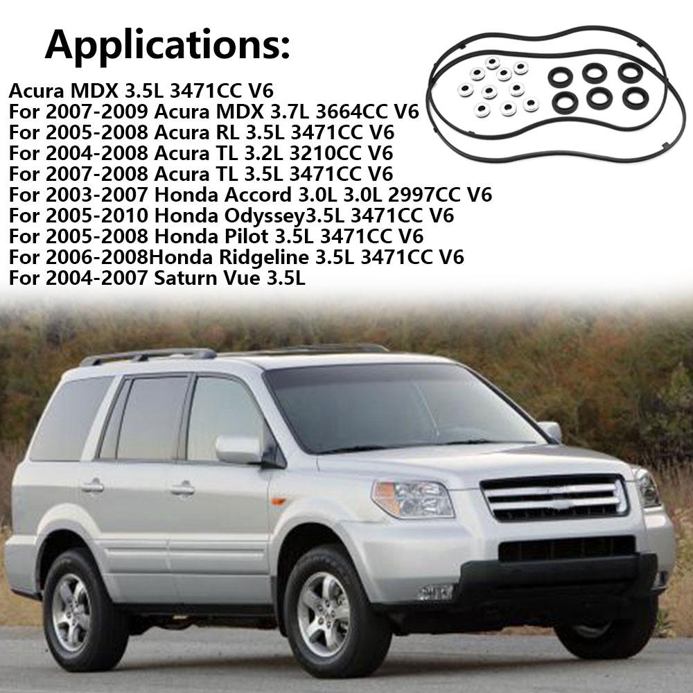 90442P8AA00 for 2005-2009 HONDA ODYSSEY ACCORD 3.0L ACURA MDX RL TL PILOT EX LX SATURN 3.5L V6 SOHC Valve Cover Gasket Set