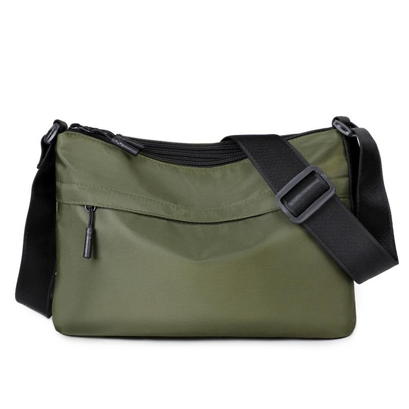 Men's Messenger Bag Simple and Fashionable Shoulder Bag Large Capacity Anti-splashing Leisure Sports Travel Small Square Bag
